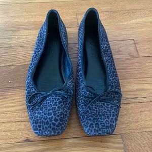 M.Gemi Danza Ballet Flat EUR 40; US 9. Navy Leopard print